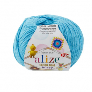 Коттон голд хобби 287 бирюзовый