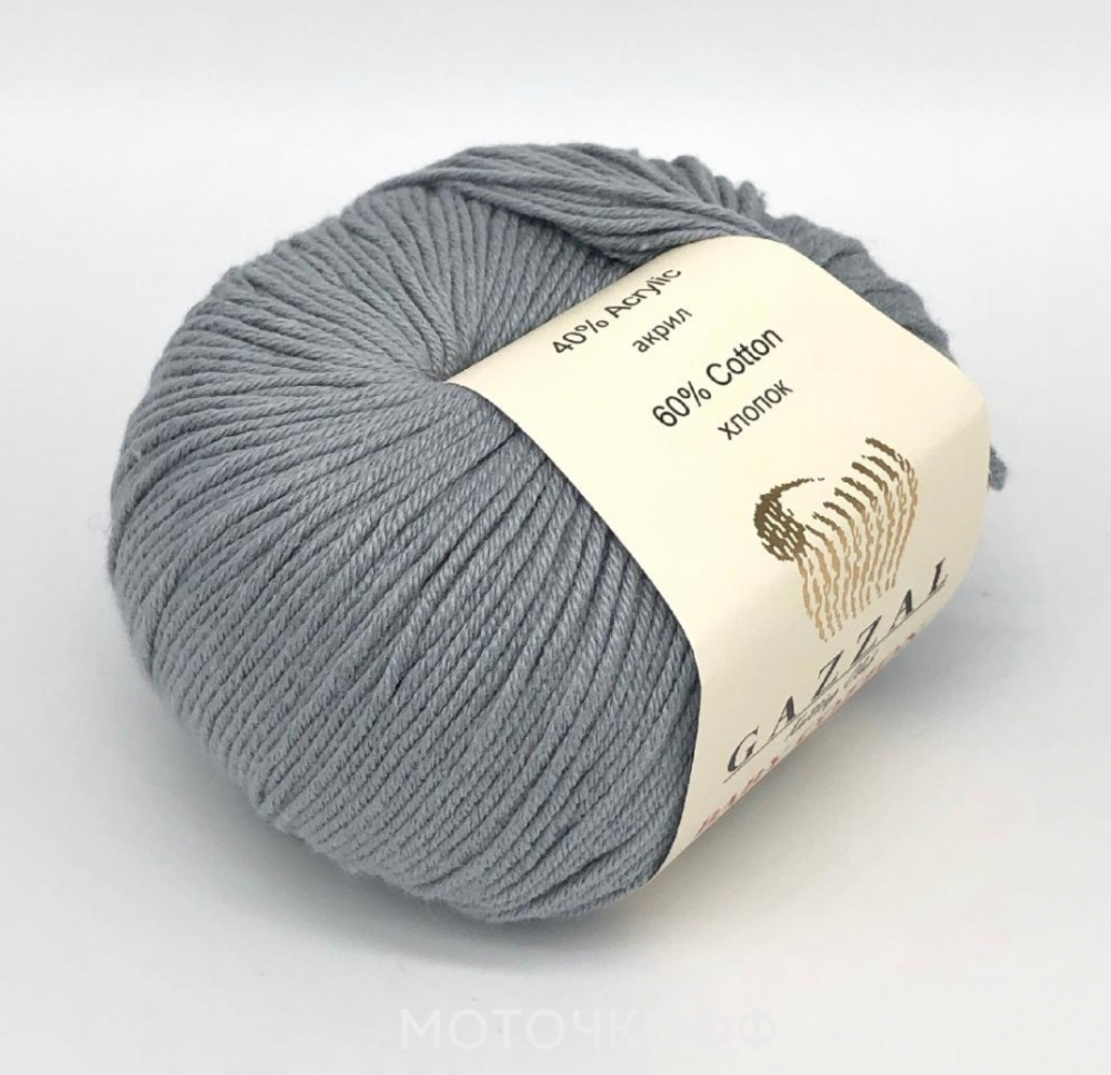 Беби коттон 25  3430 светло серый