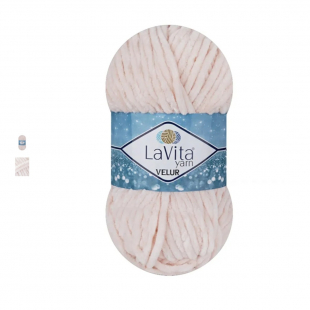 Велюр 4141 кремово бежевый, пудровый