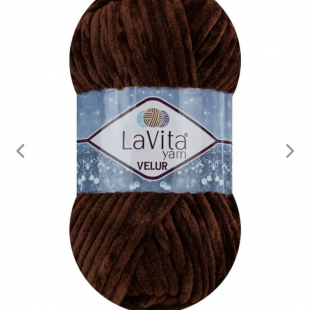 Велюр 7203 темный коричневый