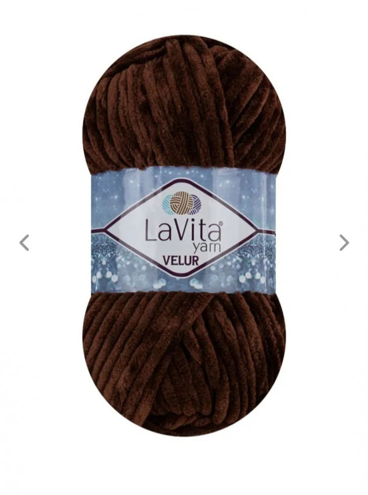 Велюр 7203 темный коричневый